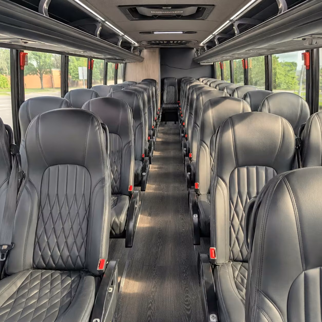 28 passenger minibus inside