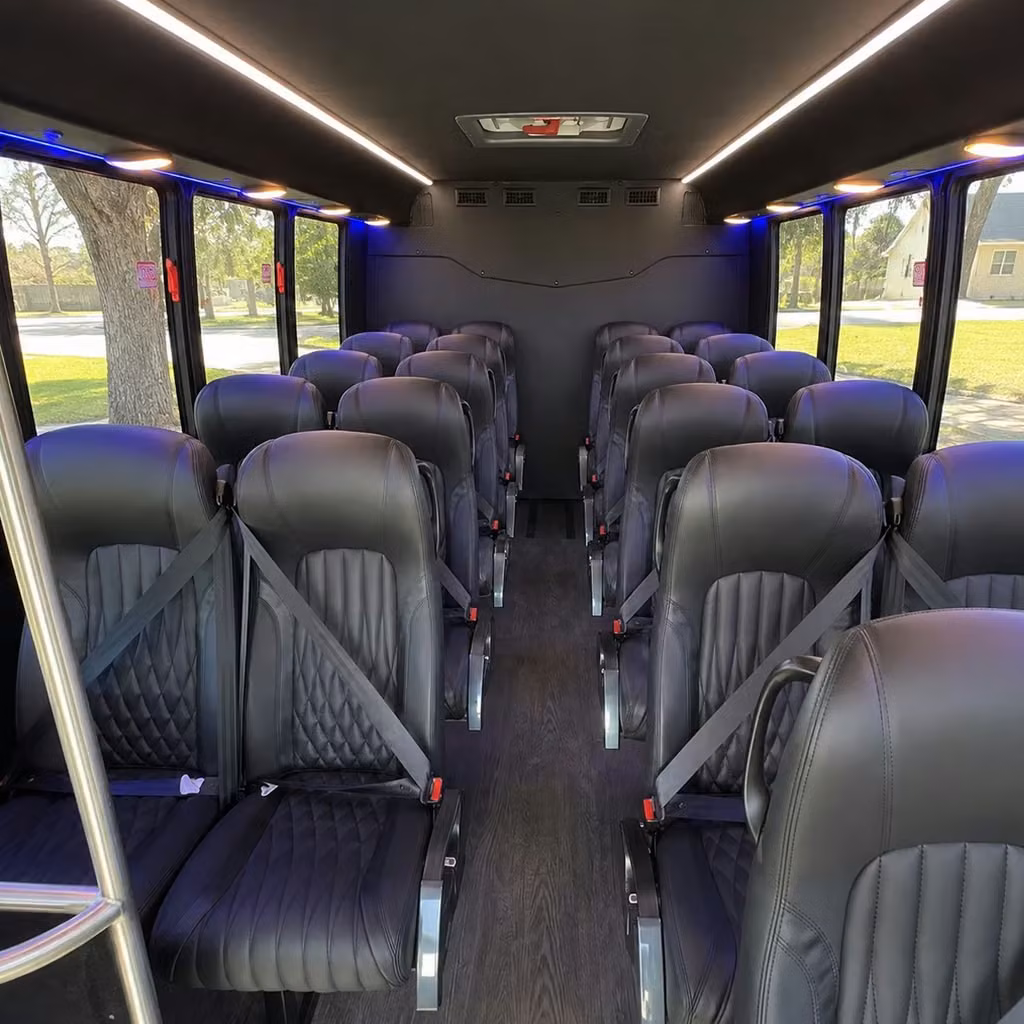 35 passenger minibus interior