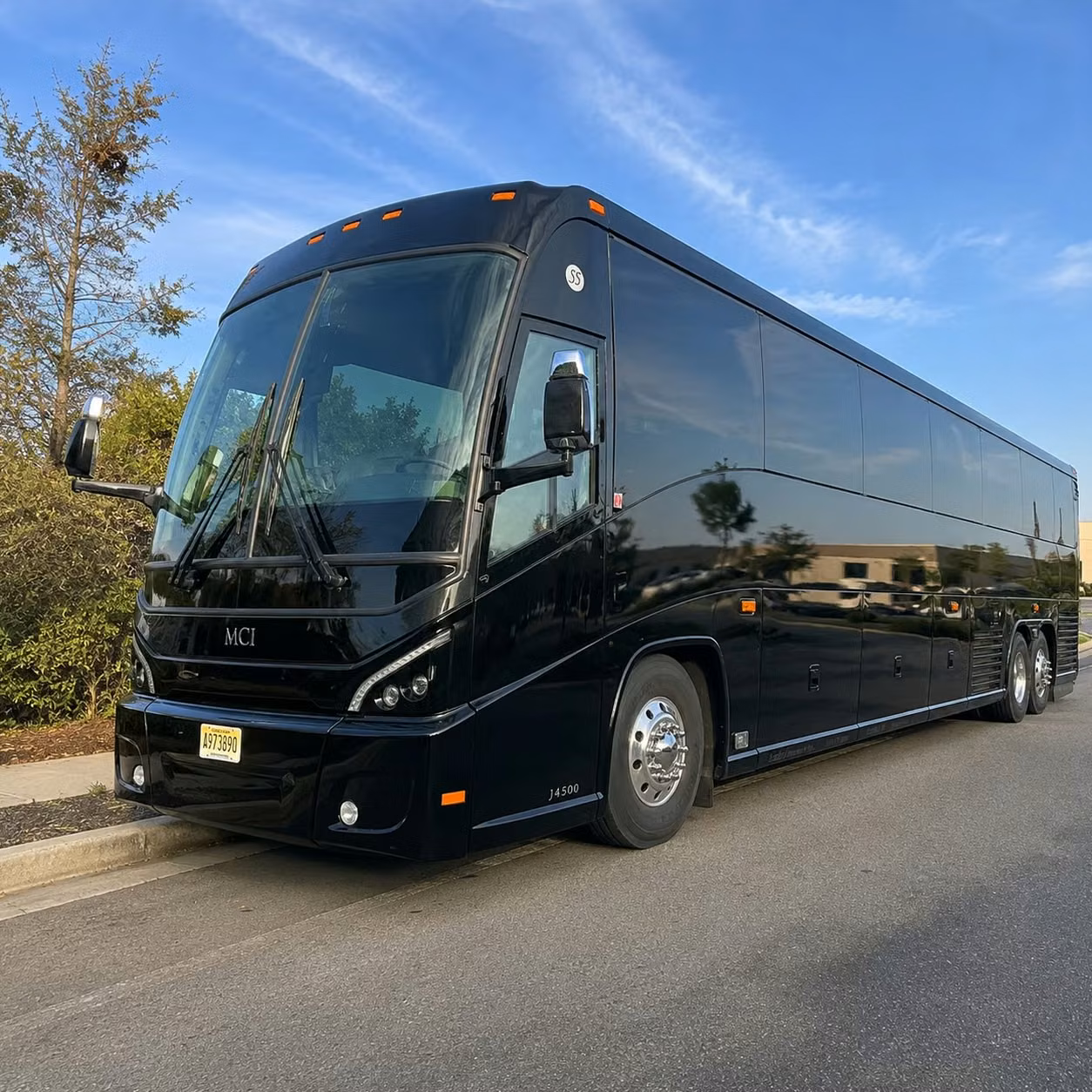 56 passenger charter bus