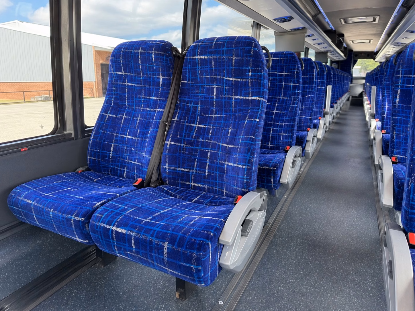avondale charter bus interior